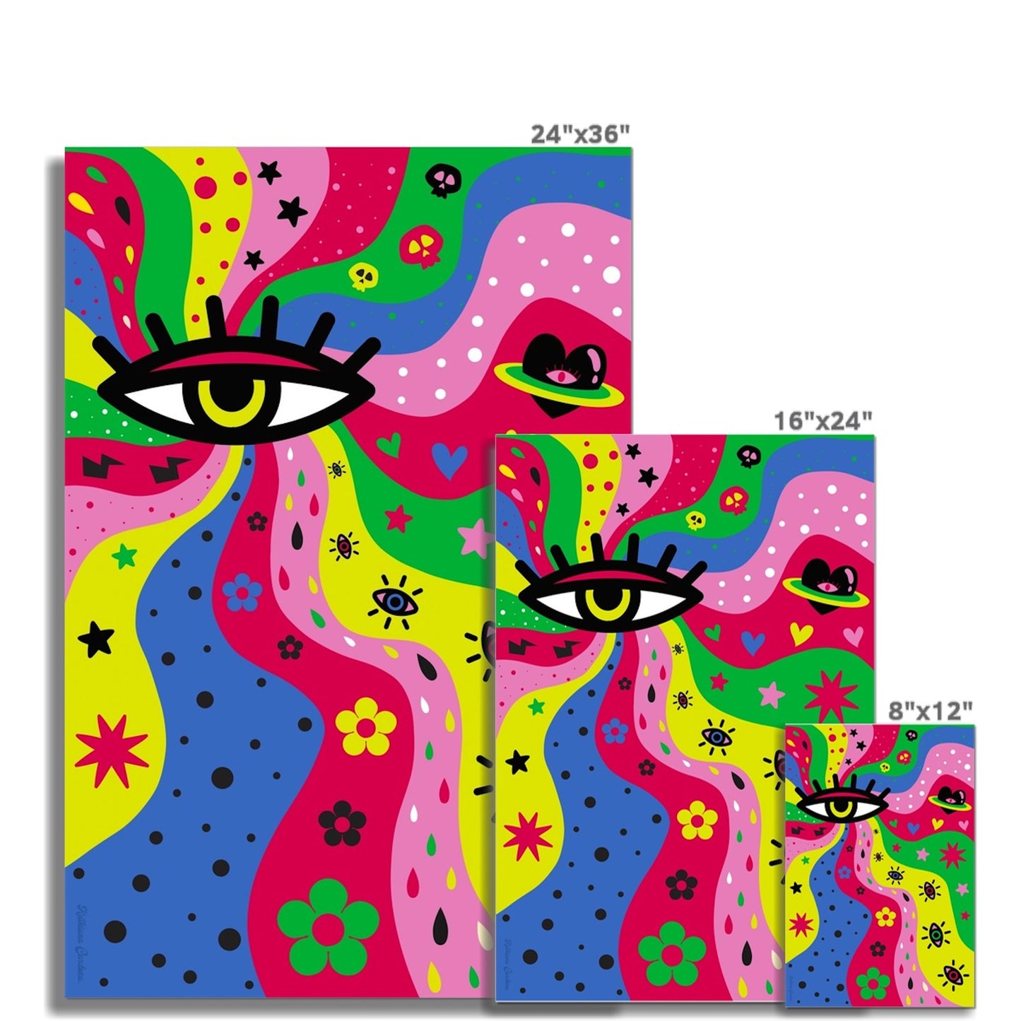 Giclée Fine Art Print - The Subjects Look, The Objects Gaze -Eye version-