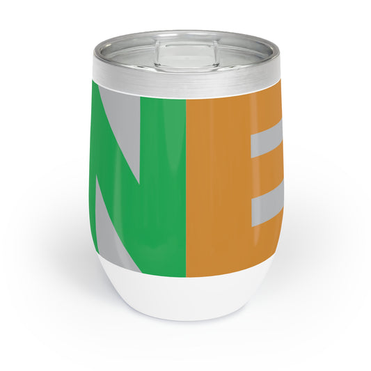 Chill Wine Tumbler - Wine word