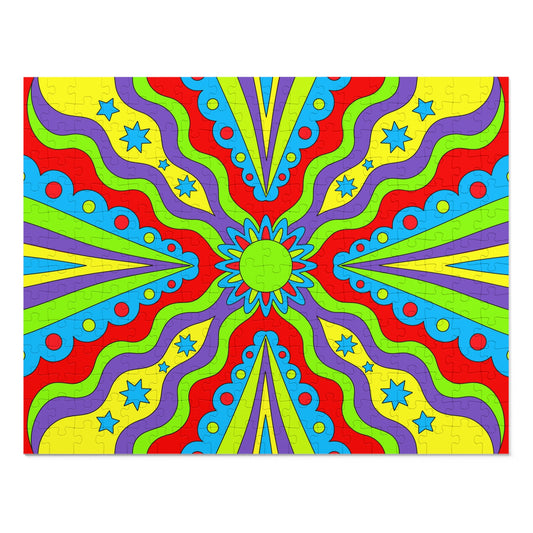 Jigsaw Puzzle Psychedelic (30, 110, 252, 500,1000-Piece)