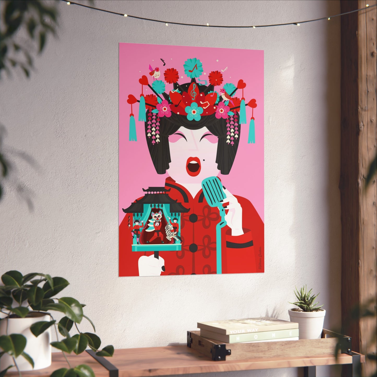 Giclée Fine Art Print - Beijing Opera Art - The Singer