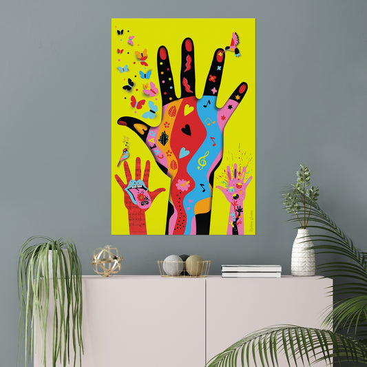 Giclée Fine Art Print - Hands Are To Create