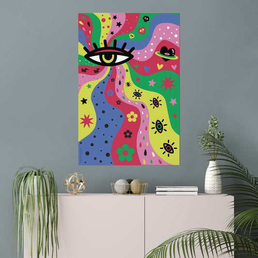 Giclée Fine Art Print - The Subjects Look, The Objects Gaze -Eye version-