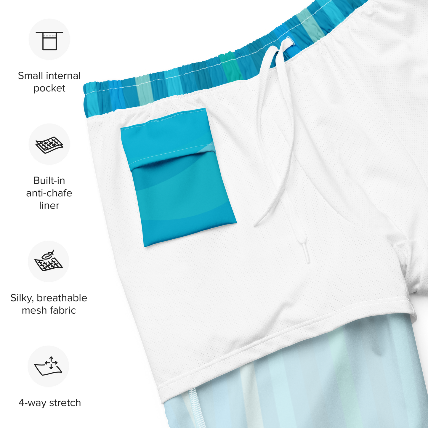 Stripes Recycled Swim Trunk