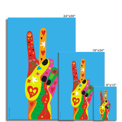 Giclée Fine Art Print - Hand Peace