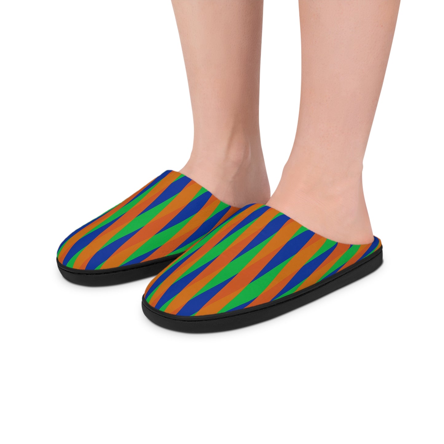 Men's Indoor Slippers - Art Stripes