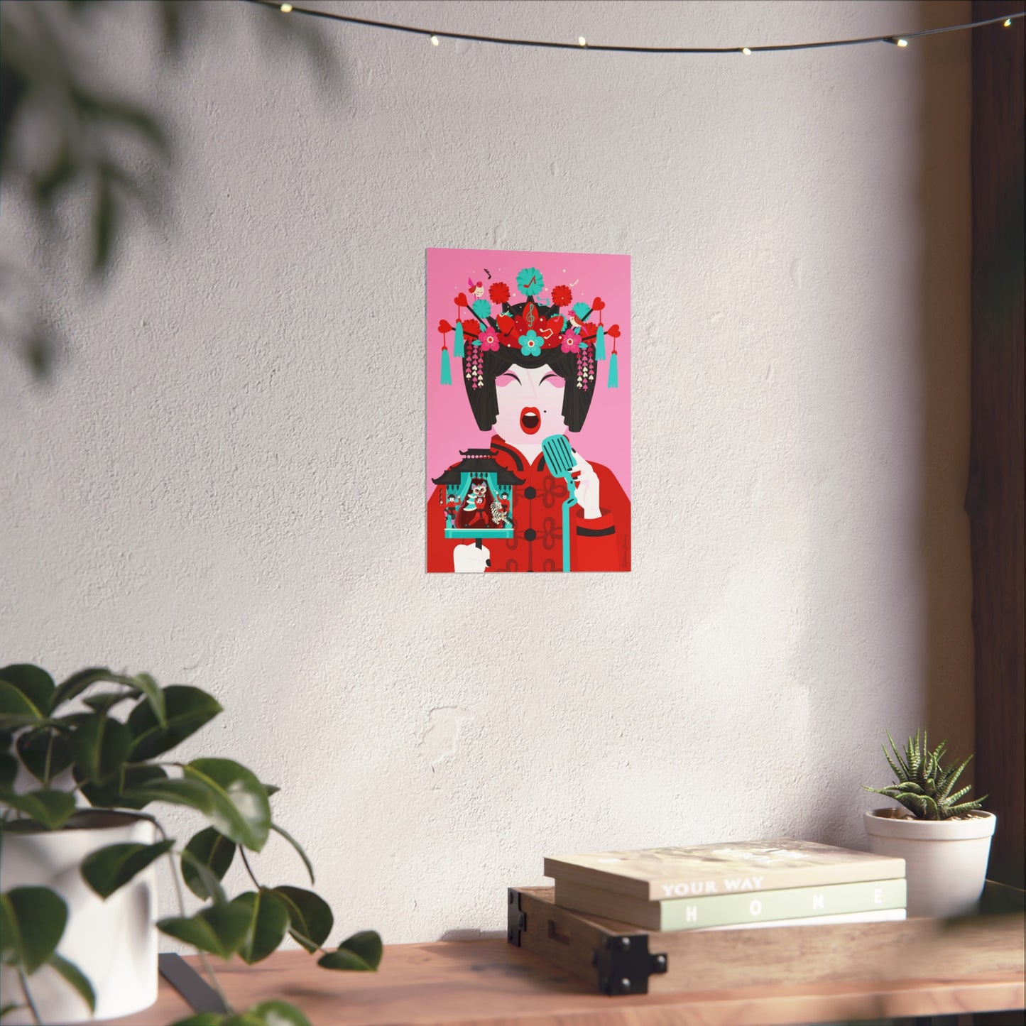 Giclée Fine Art Print  - Beijing Opera Art - The Singer