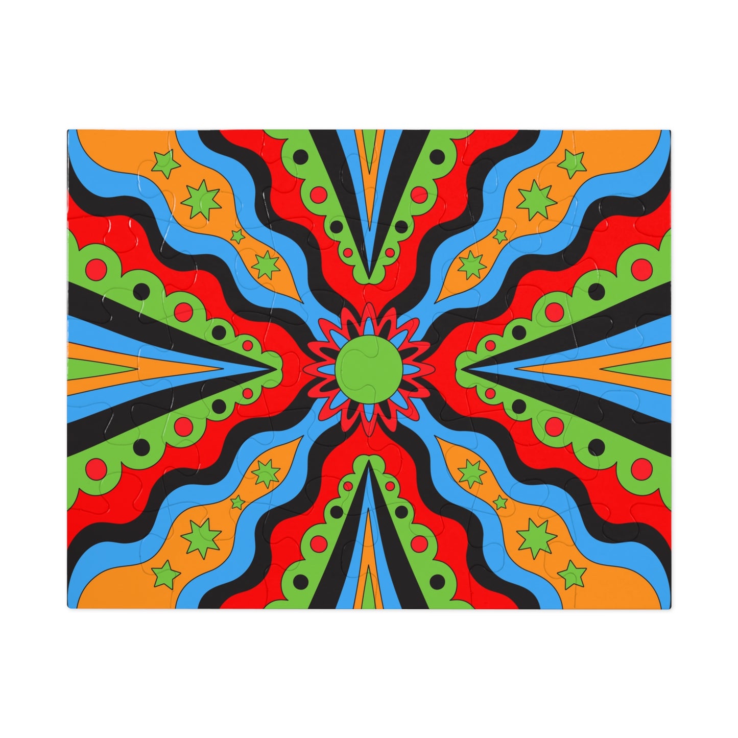 Jigsaw Puzzle Psychedelic  (30, 110, 252, 500,1000-Piece)