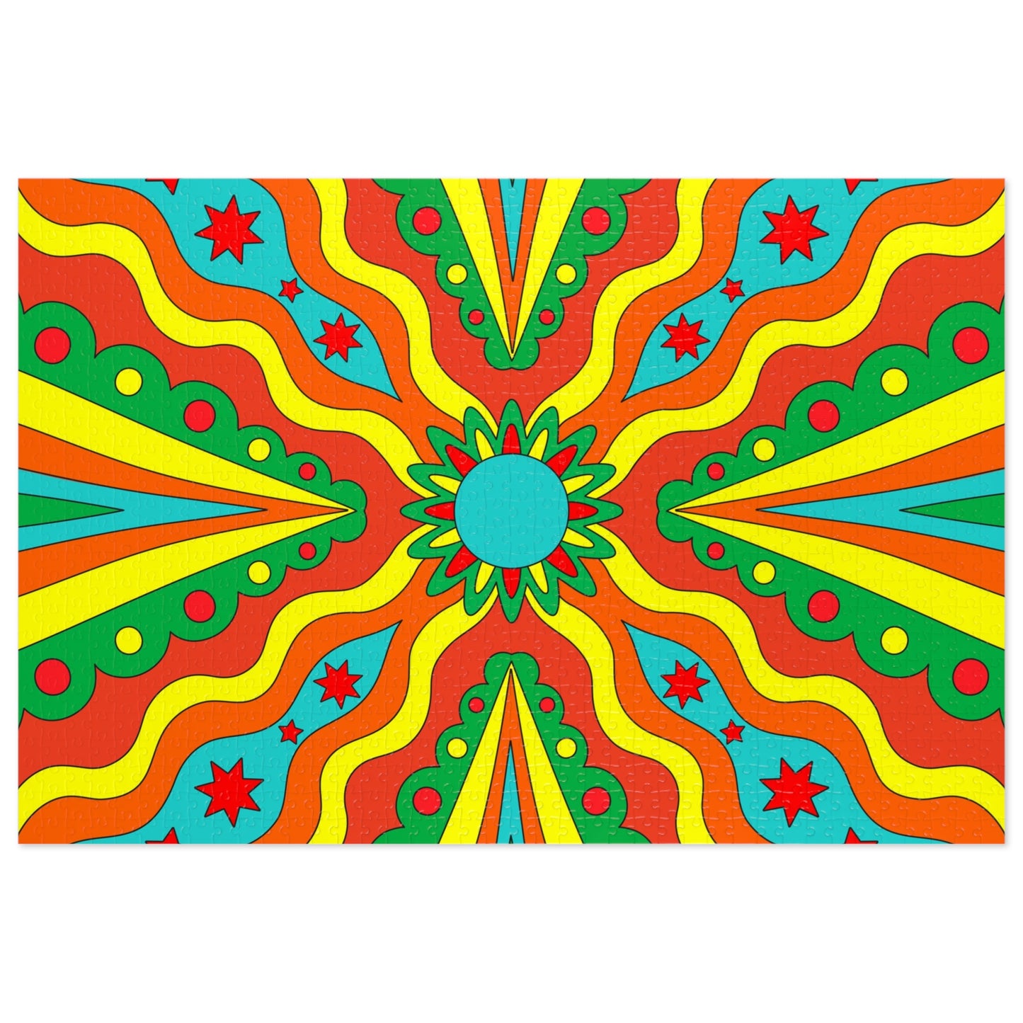 Jigsaw Puzzle Psychedelic  (30, 110, 252, 500,1000-Piece)