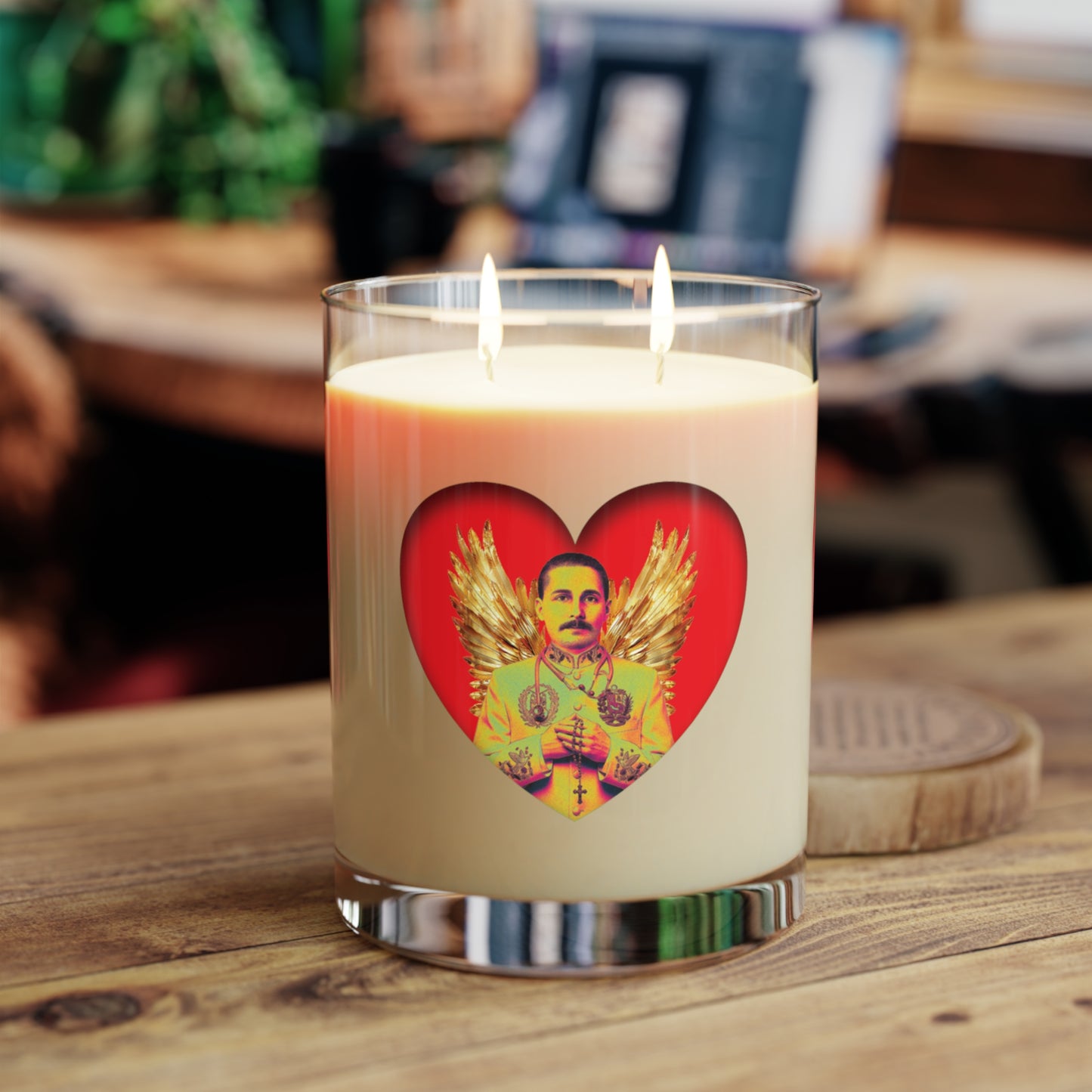 Scented Candle - Full Glass, 11oz - San José Gregorio Hernández Pop 1