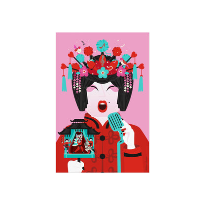 Giclée Fine Art Print  - Beijing Opera Art - The Singer