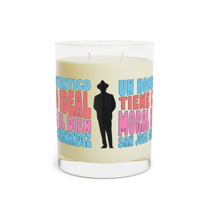 Scented Candle - Full Glass, 11oz - San José Gregorio Hernández Poster - Winner in United Design Messages to Humanity