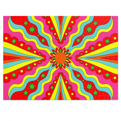 Jigsaw Puzzle Psychedelic  (30, 110, 252, 500,1000-Piece)