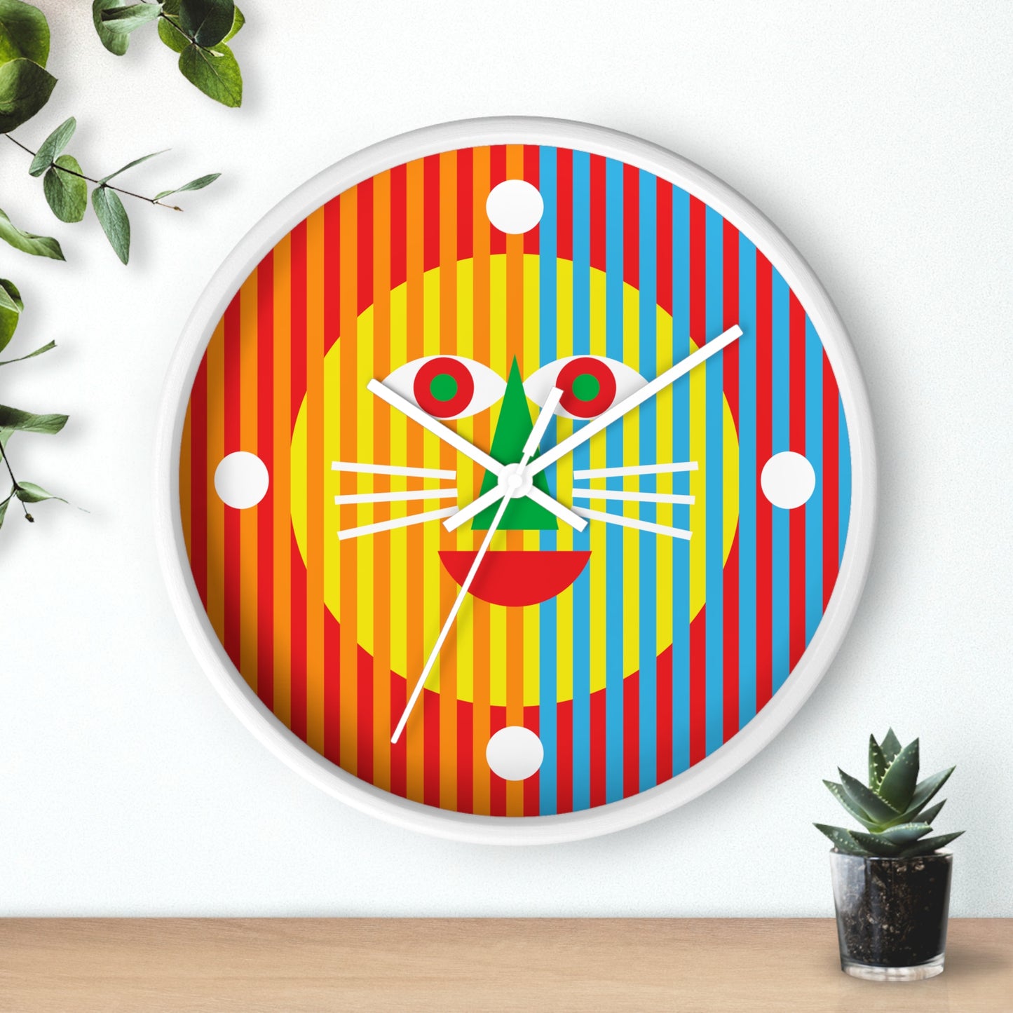 Wall Clock Tiger