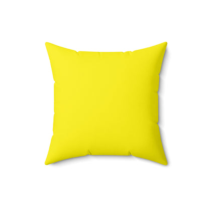 Faux Suede Square Pillow Jacks purple - yellow