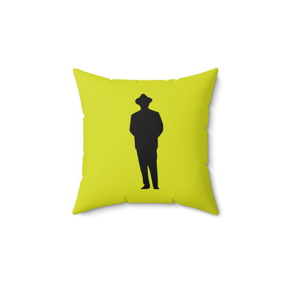 Faux Suede Square Pillow José Gregorio Hernández  Poster - Winner in United Design Messages to Humanity