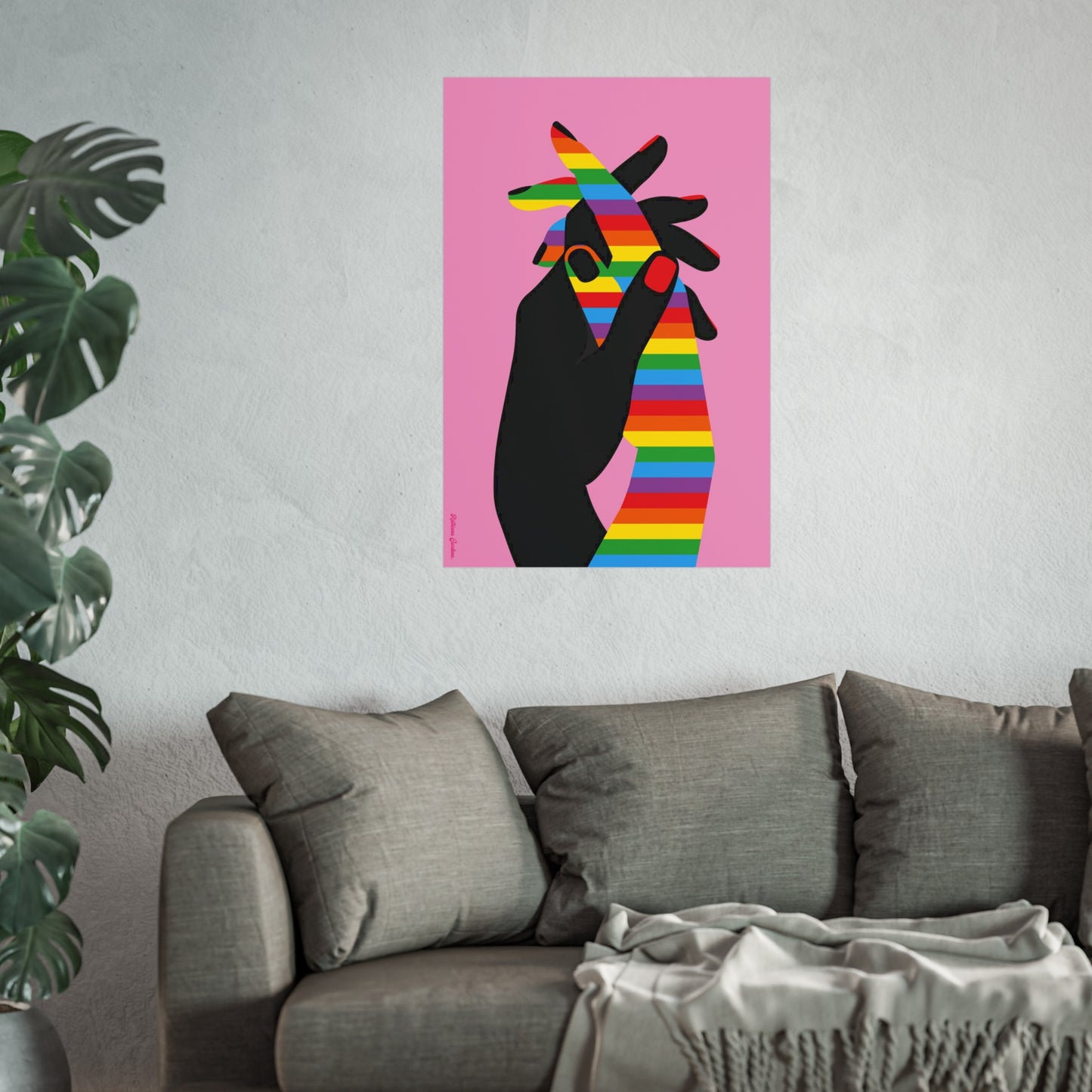 Giclée Fine Art Print  - Acceptance Lgbti Hands