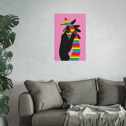 Giclée Fine Art Print  - Acceptance Lgbti Hands