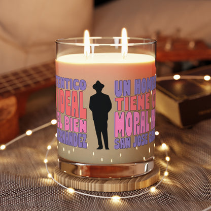 Scented Candle - Full Glass, 11oz - San José Gregorio Hernández Poster - Winner in United Design Messages to Humanity