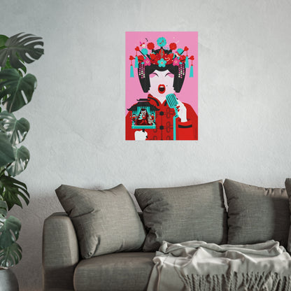Giclée Fine Art Print  - Beijing Opera Art - The Singer