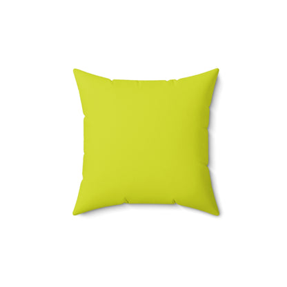 Faux Suede Square Pillow Jacks red - pistachio