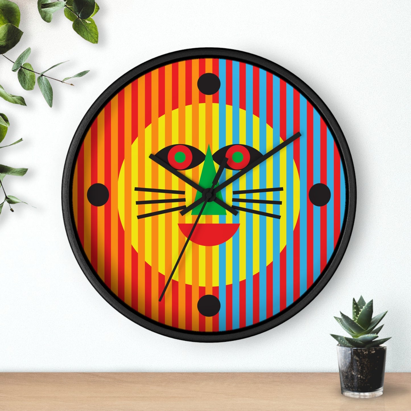 Wall Clock Tiger