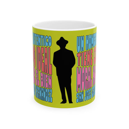 Ceramic Mug, (11oz, 15oz) San José Gregorio Hernández Poster - Winner in United Design Messages to Humanity