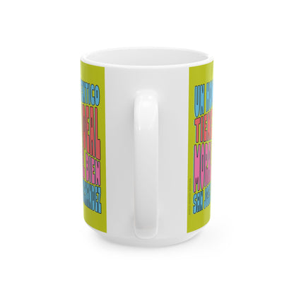 Ceramic Mug, (11oz, 15oz) San José Gregorio Hernández Poster - Winner in United Design Messages to Humanity