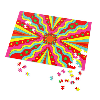 Jigsaw Puzzle Psychedelic  (30, 110, 252, 500,1000-Piece)