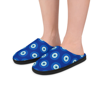 Men's Indoor Slippers - Turkish Eye pattern