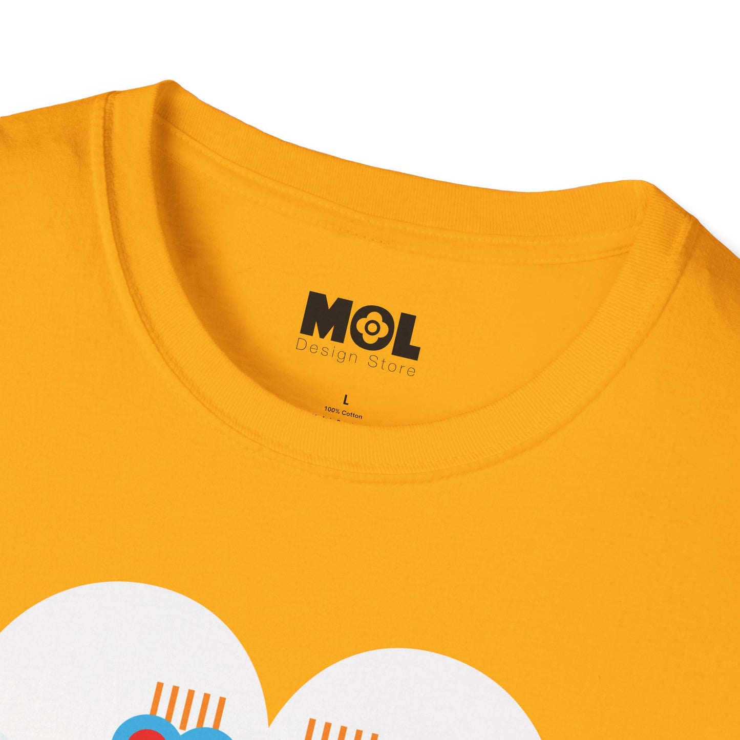 Unisex Softstyle T-Shirt „Frieden &amp; Liebe für die Welt“