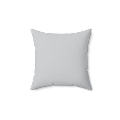 Faux Suede Square Pillow Christmas Snow Man