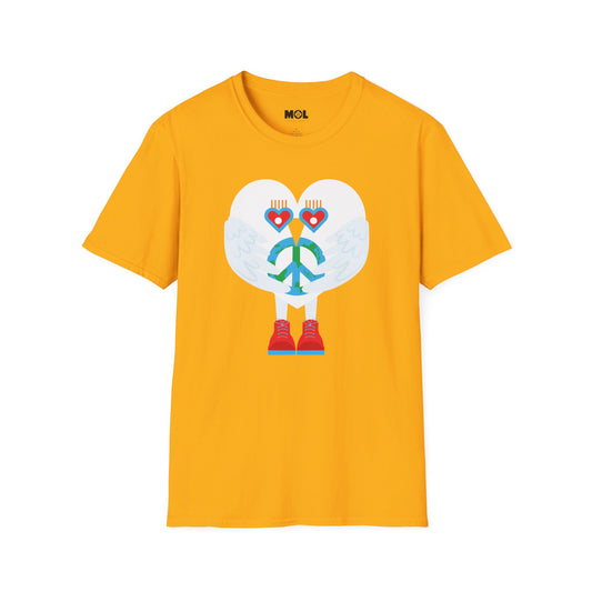 Peace & Love to the World Unisex Softstyle T-Shirt