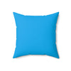 Faux Suede Square Pillow Jacks orange - blue