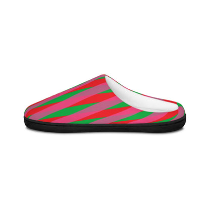 Women's Indoor Slippers - Art Stripes