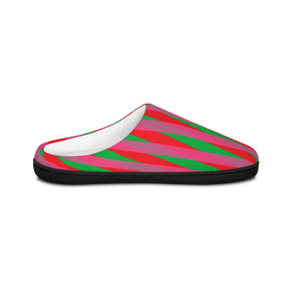 Women's Indoor Slippers - Art Stripes