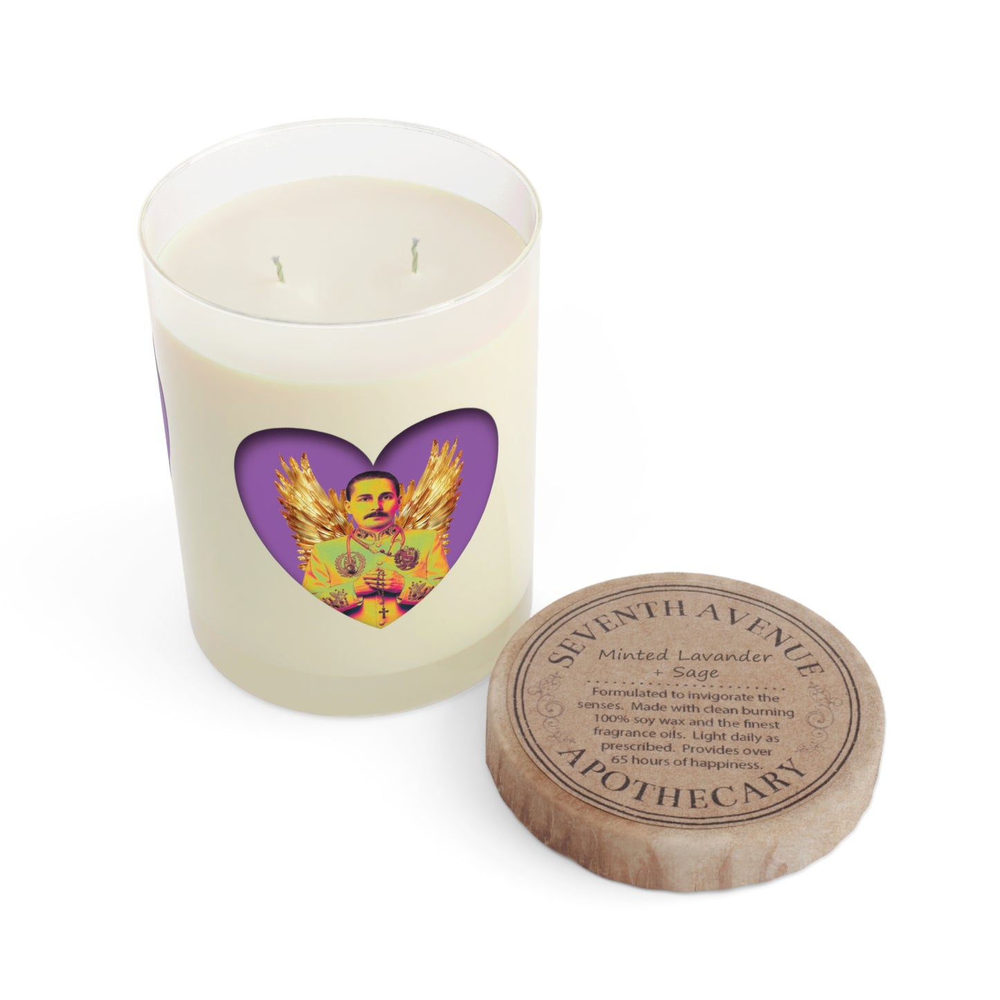 Scented Candle - Full Glass, 11oz - San José Gregorio Hernández Pop 1