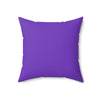 Faux Suede Square Pillow Jacks pistachio - purple