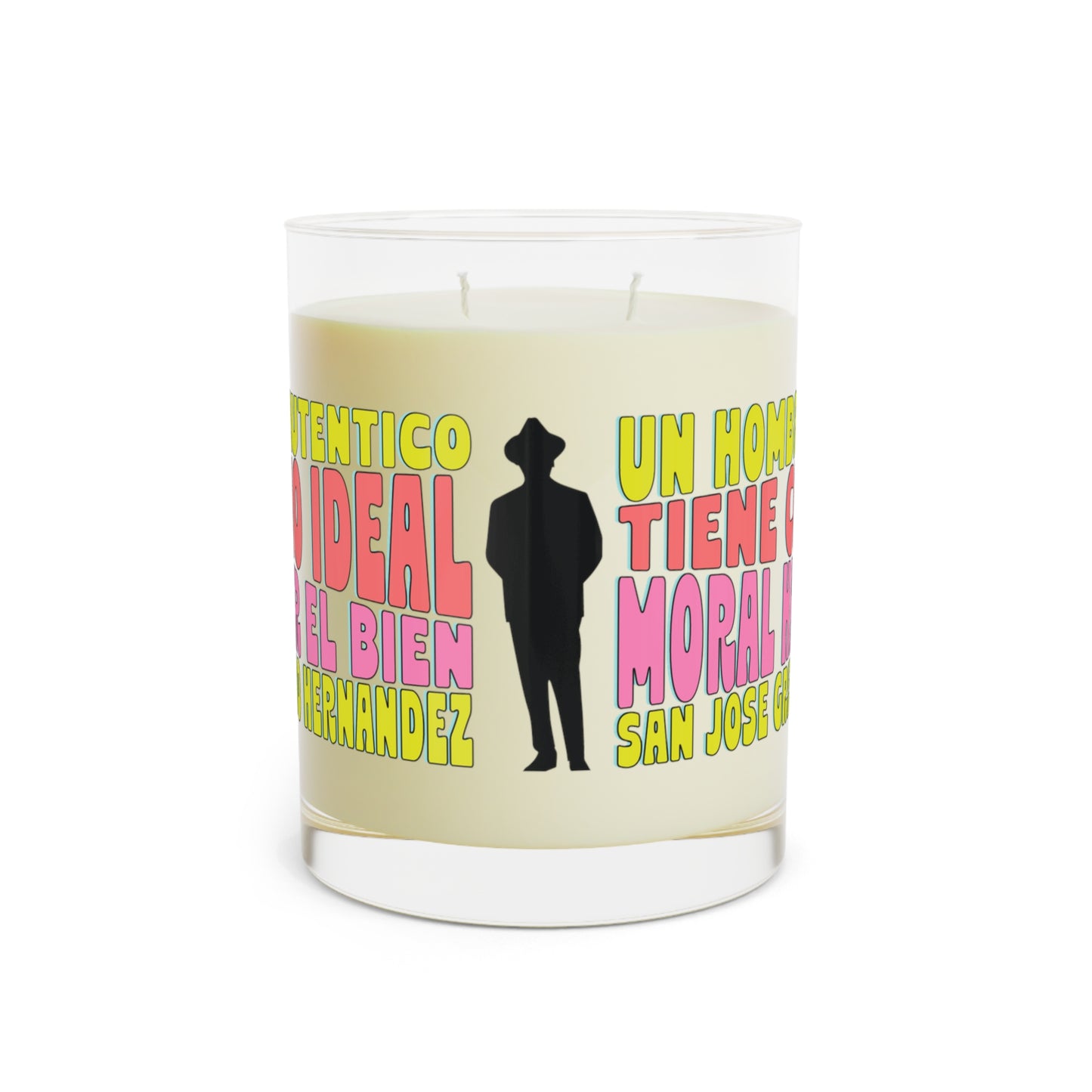 Scented Candle - Full Glass, 11oz - San José Gregorio Hernández Poster - Winner in United Design Messages to Humanity