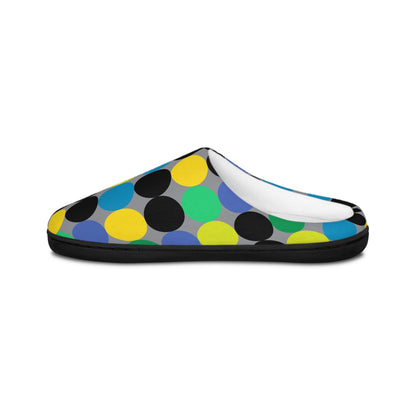 Men's Indoor Slippers - Colorfull Dots