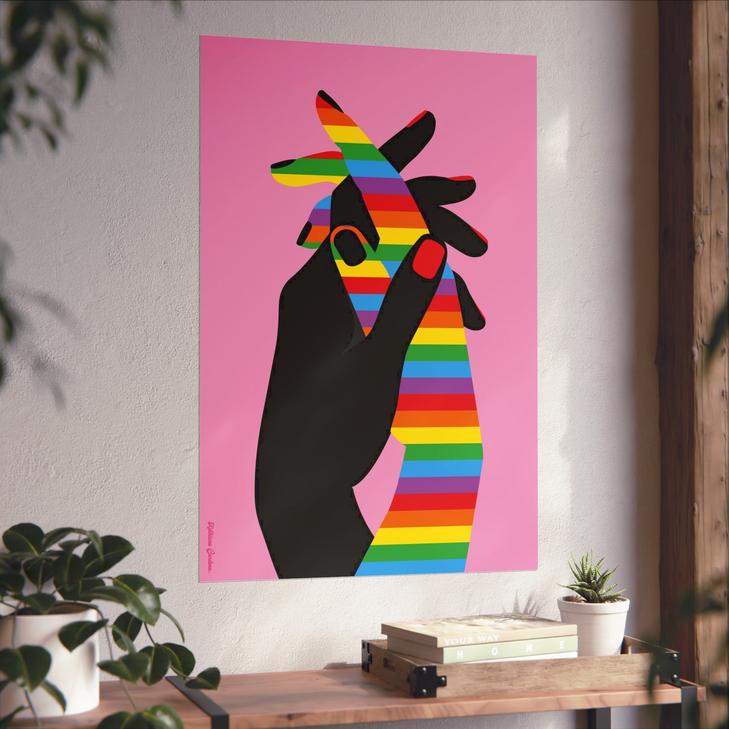 Giclée Fine Art Print  - Acceptance Lgbti Hands