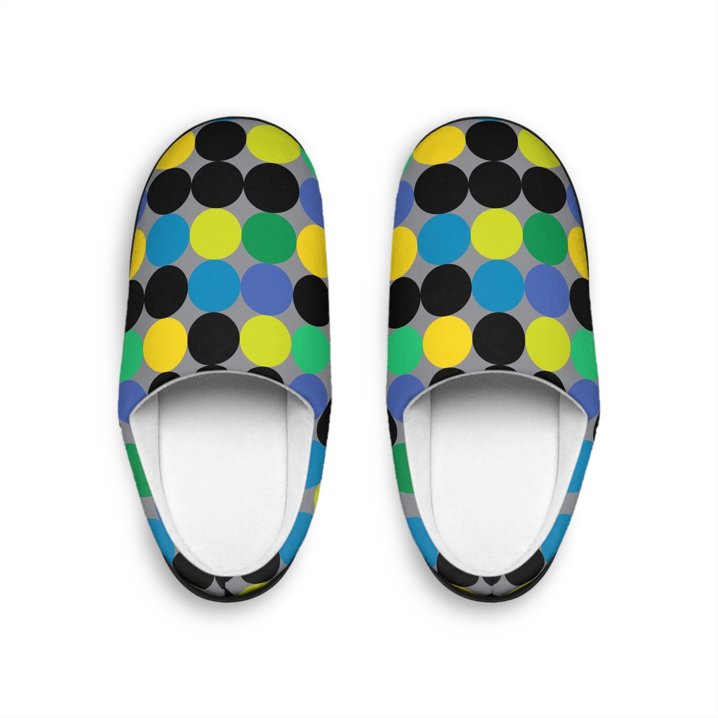 Men's Indoor Slippers - Colorfull Dots