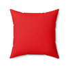 Faux Suede Square Pillow Jacks yellow - red