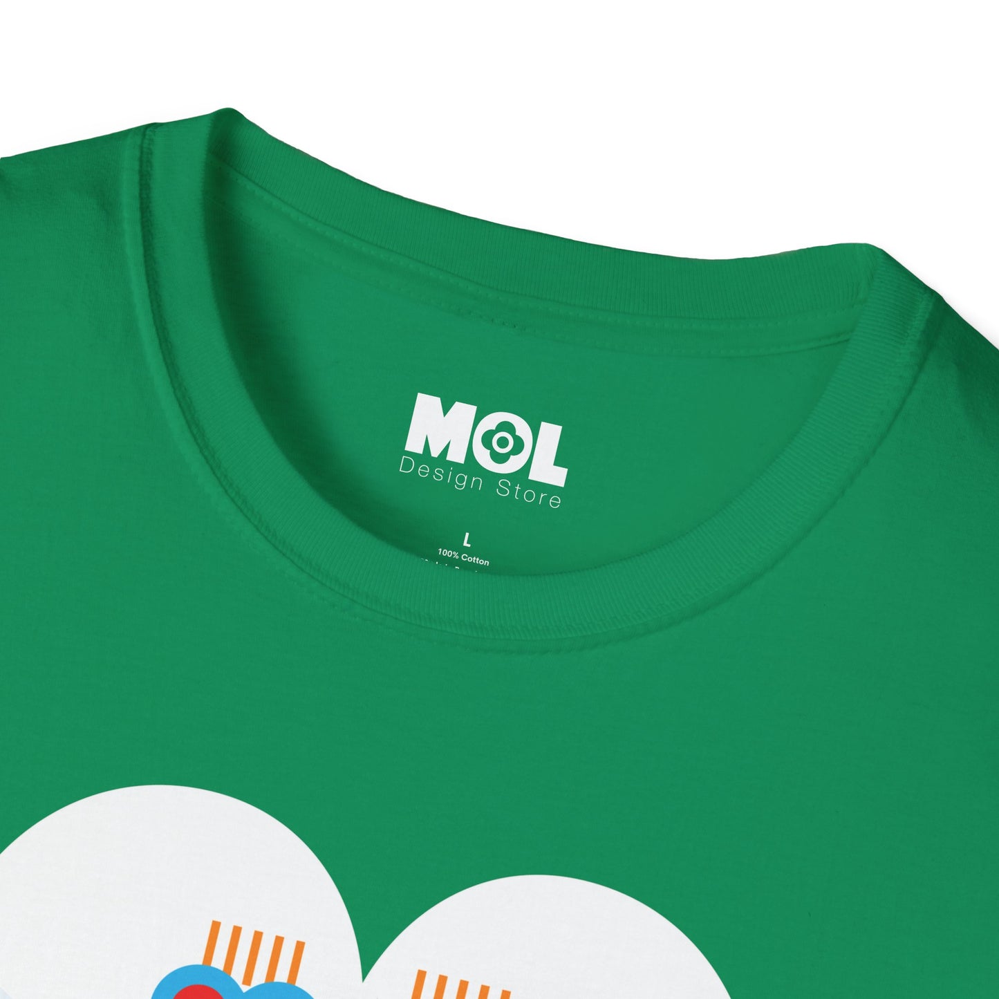 Unisex Softstyle T-Shirt „Frieden &amp; Liebe für die Welt“