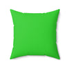 Faux Suede Square Pillow Jacks pink - green