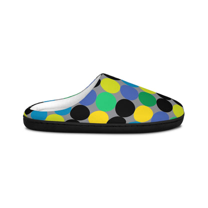 Men's Indoor Slippers - Colorfull Dots