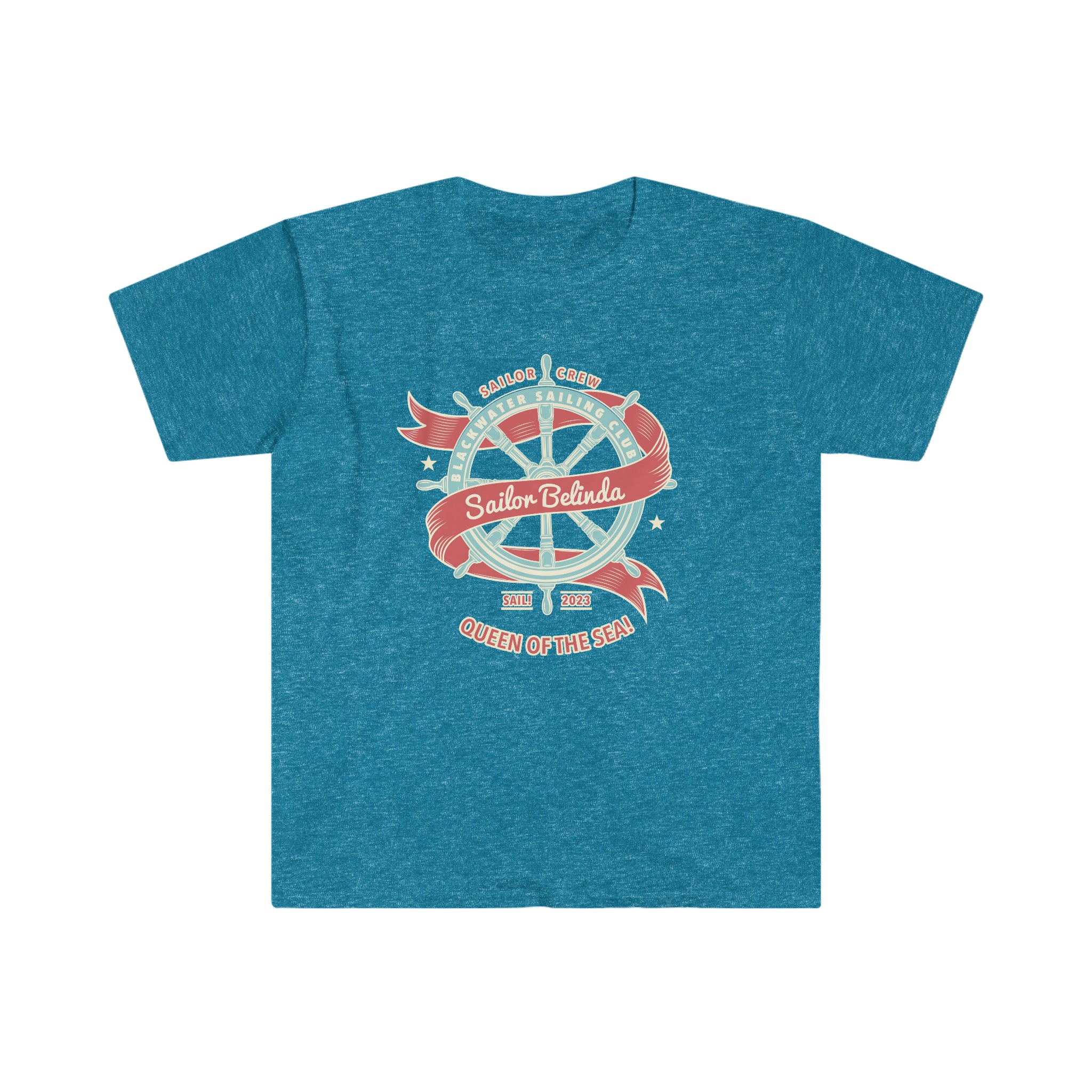 Unisex Softstyle T-Shirt - Kroatien Flottille 2023 - Mit personalisiertem Namen! 3 Farben 