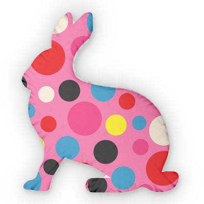 Custom Shaped Pillows - Dots Rabbit