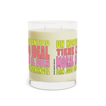 Scented Candle - Full Glass, 11oz - San José Gregorio Hernández Poster - Winner in United Design Messages to Humanity