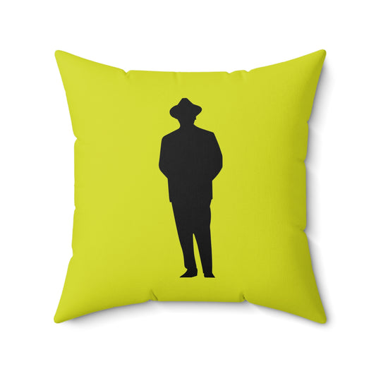 Faux Suede Square Pillow José Gregorio Hernández  Poster - Winner in United Design Messages to Humanity