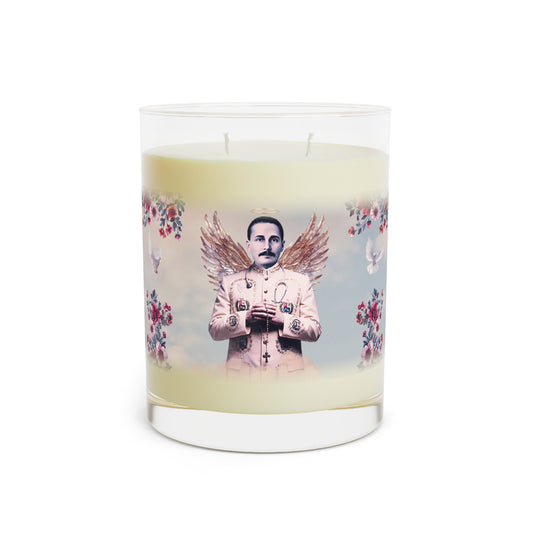 Scented Candle - Full Glass, 11oz - San José Gregorio Hernández Vintage